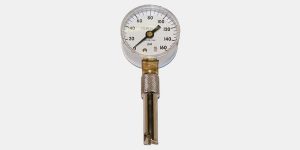 Hypodermic Needle Pressure Gauge