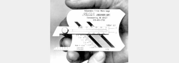 Adjustable Fillet Weld Gauge