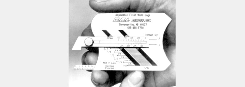 Jauge de contour de soudage - Caltech India
