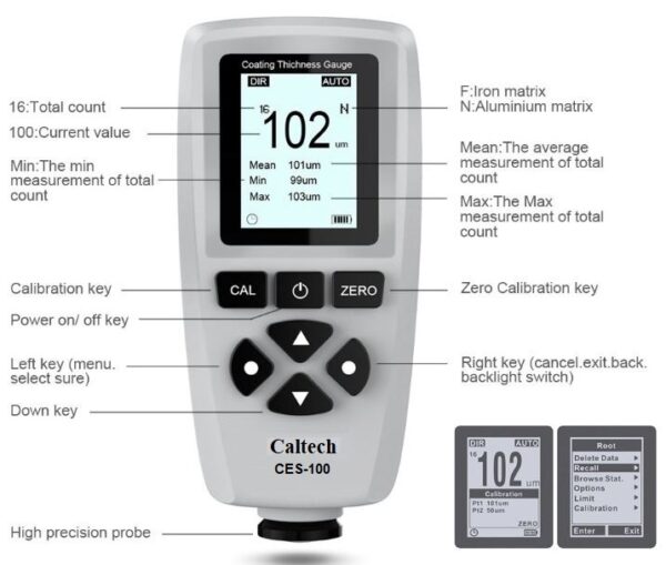 CES-100 Paint Film Thickness Gauge - Caltech India